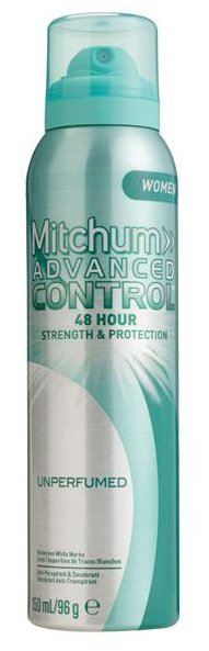 Mitchum Advance Control Women Unperfumed Deodorant Spray 150ml
