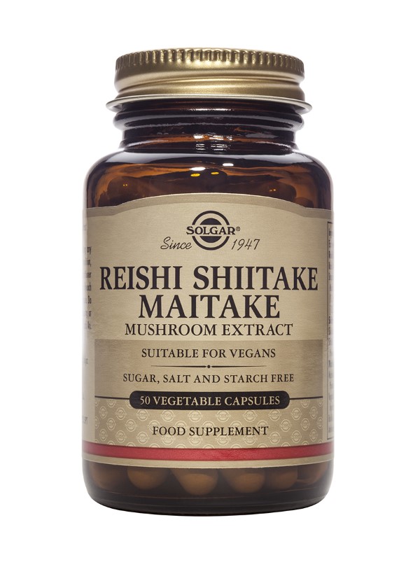 Solgar Reishi Shitake Maitake X 50 Solgar Reishi Shitake Maitake X 50