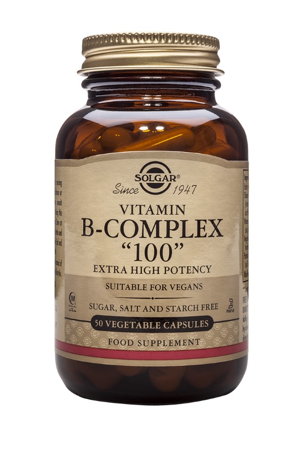 Solgar Vitamin B Complex Formula B 100 X 50 Capsules
