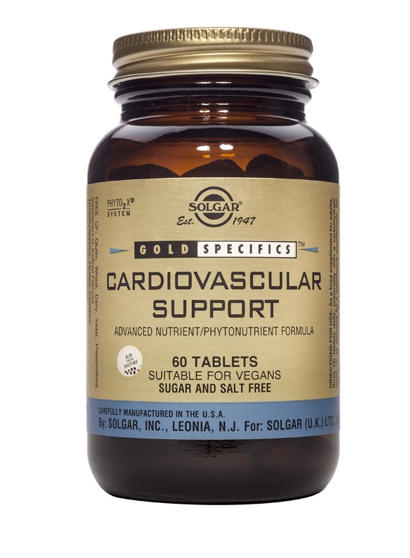 Solgar Gold Specifics Cardiovascular Support Tabs X 60 Solgar Gold Specifics Cardiovascular Support Tabs X 60