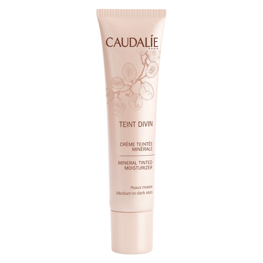 Caudalie Teint Divin Mineral Tinted Moisturizer Medium Dark Skin 30ml