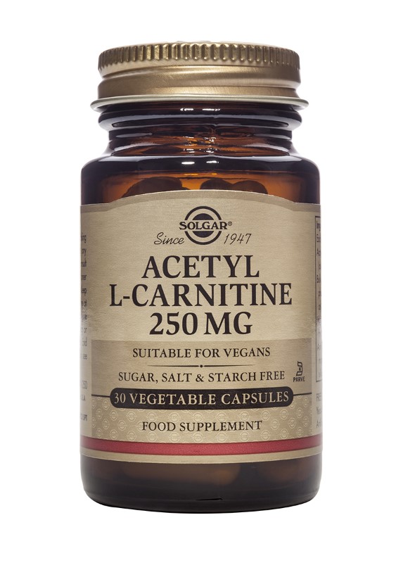 Solgar Acetyl L Carnitine 250mg X 30 Solgar Acetyl L Carnitine 250mg X 30
