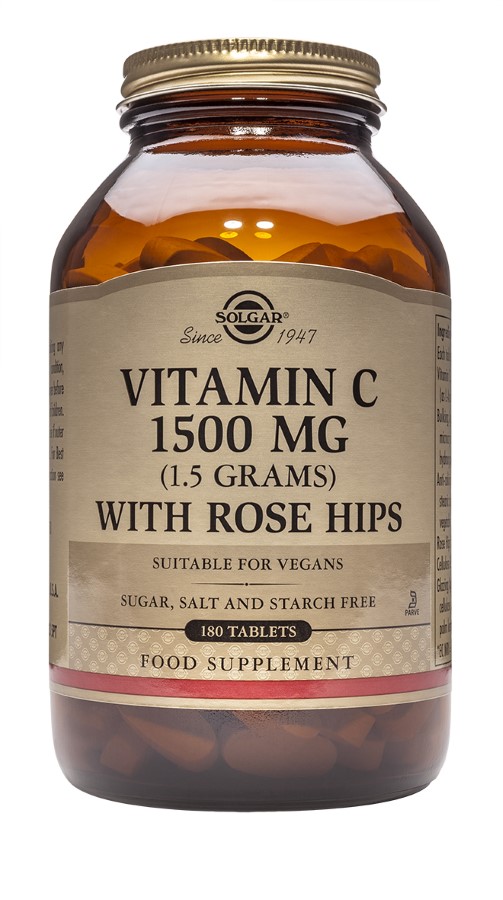 Solgar Rose Hips C 1500mg X 180
