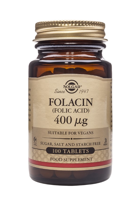 Solgar Folic Acid 400mcg Tablets X 100 Solgar Folic Acid 400mcg Tablets X 100