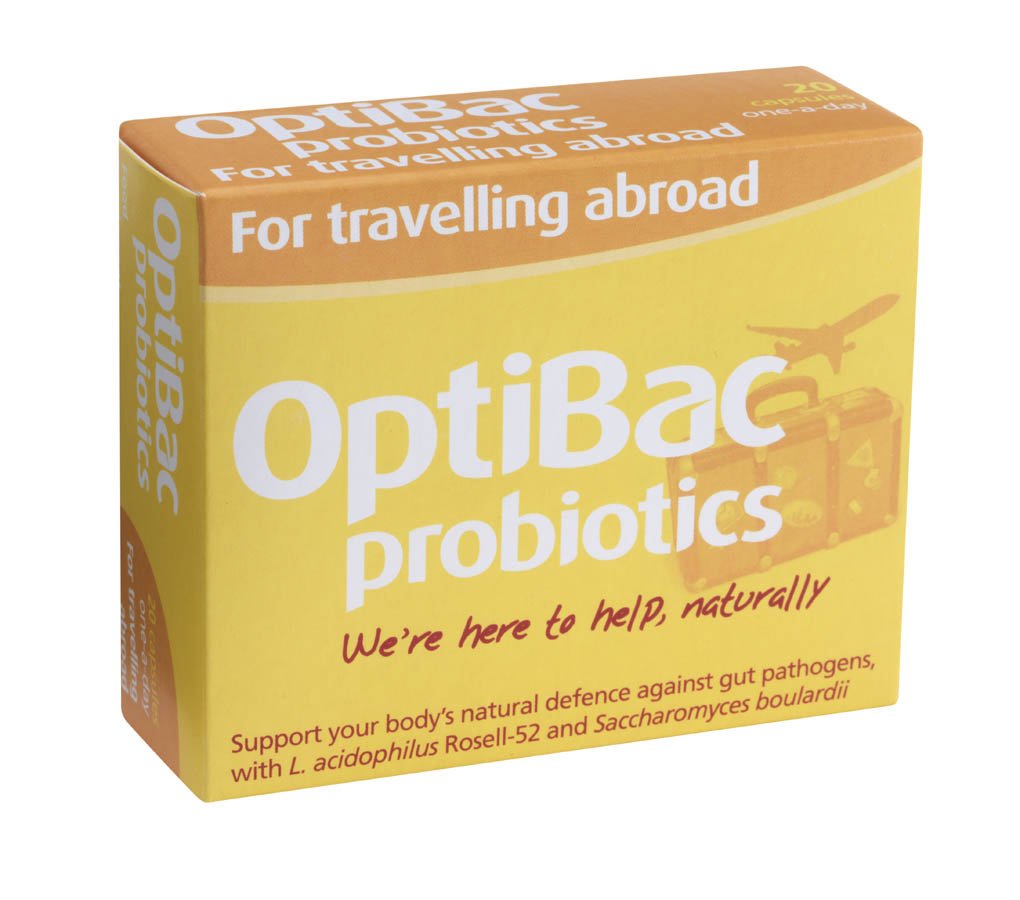 Optibac Probiotics For Travelling Abroad X 20