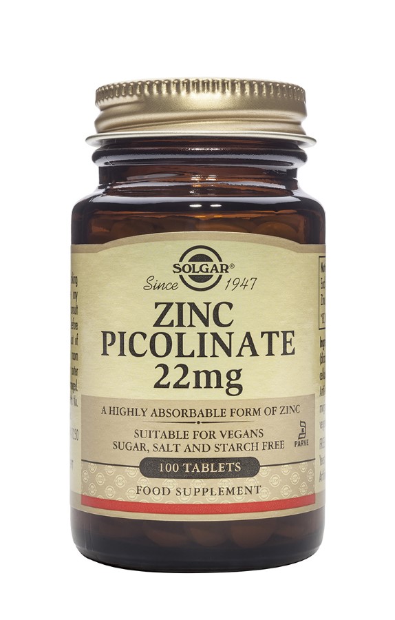 Solgar Zinc Picolinate 22mg X 100 Solgar Zinc Picolinate 22mg X 100