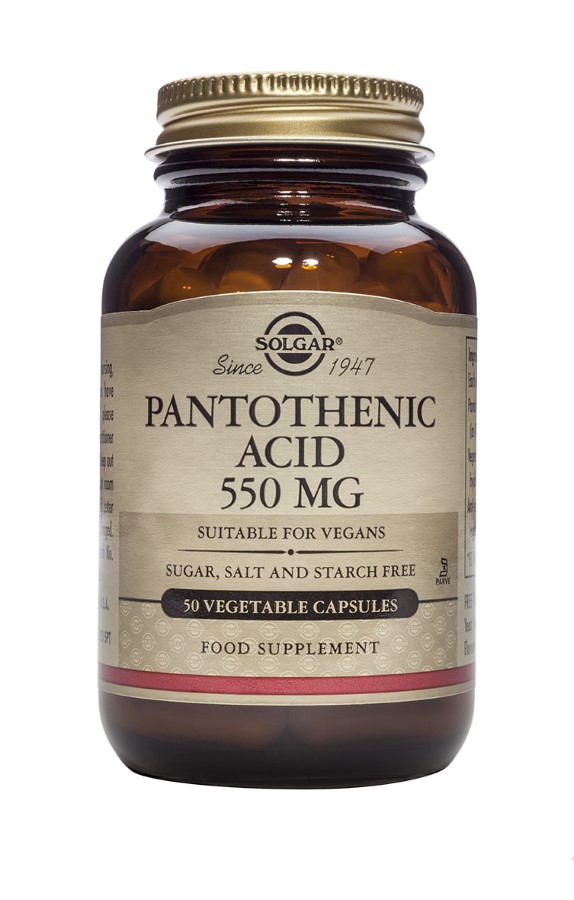 Solgar Pantothenic Acid 550mg X 50 Solgar Pantothenic Acid 550mg X 50