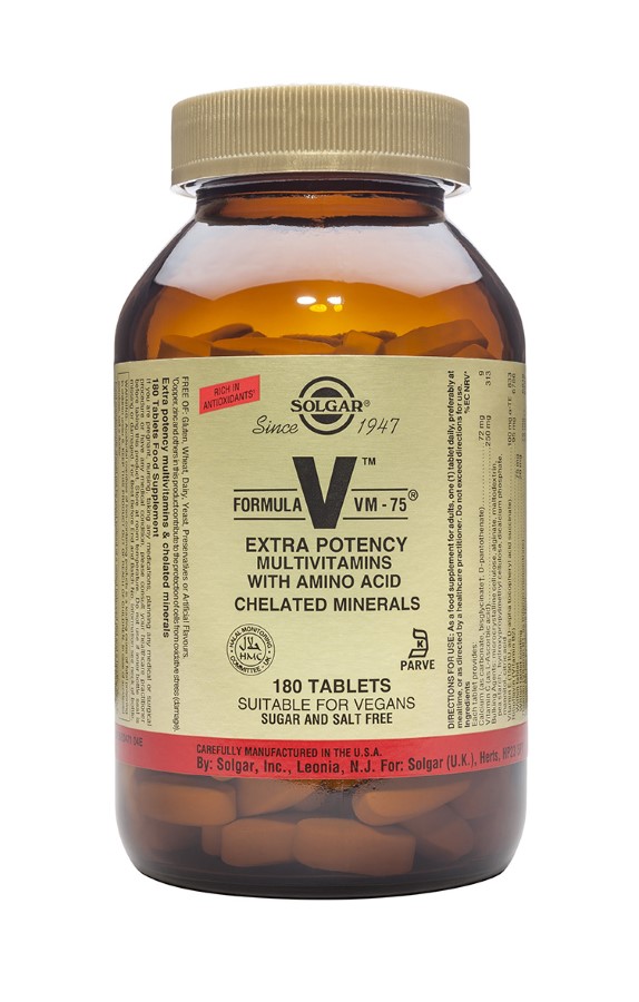 Solgar Formula Vm 75 X 180 Solgar Formula Vm 75 X 180