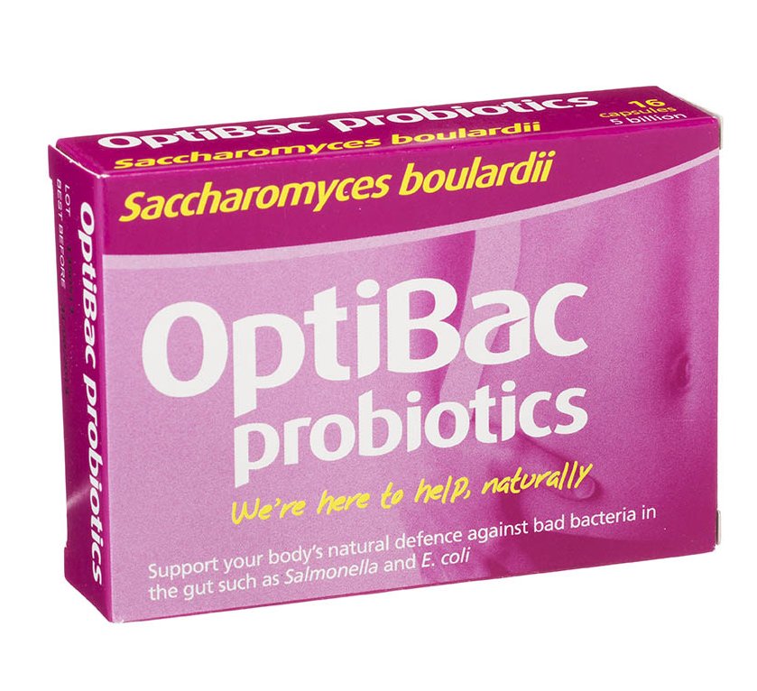 Optibac Probiotics &lsquo;saccharomyces Boulardii&rsquo; X 16 Capusles