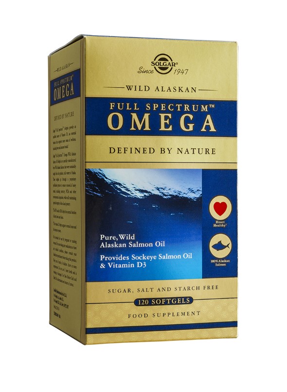 Solgar Wild Alaskan Full Spectrum Omega 120 Softgels