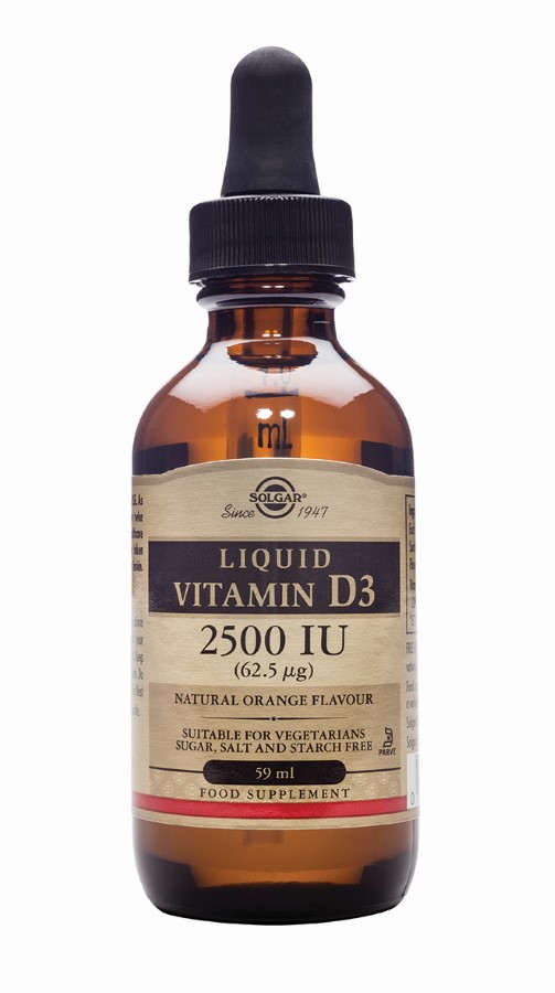 Solgar Liquid Vitamin D3 2500iu 59ml Solgar Liquid Vitamin D3 2500iu 59ml