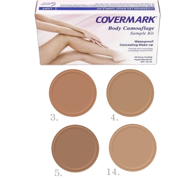 Covermark Leg Magic Sample Kit Medium Skin Tones