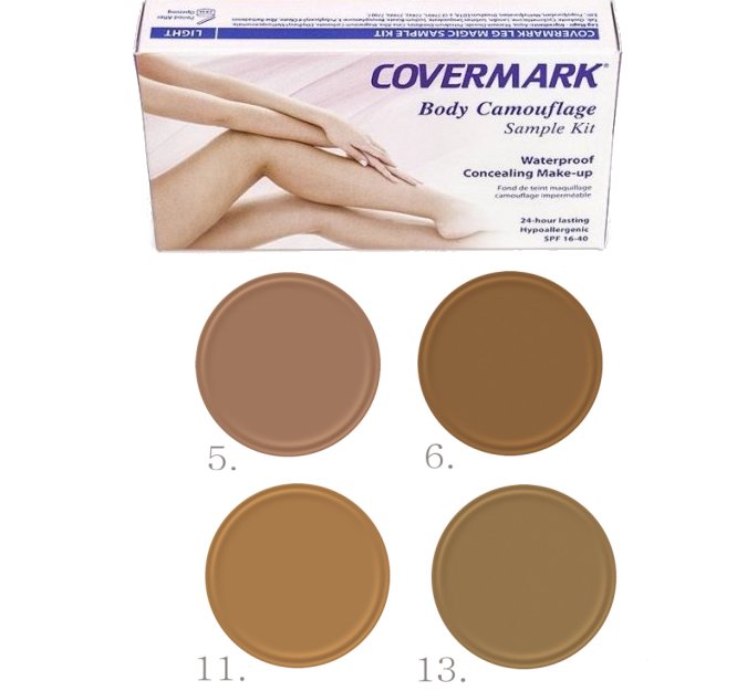 Covermark Leg Magic Sample Kit Dark Skin Tones