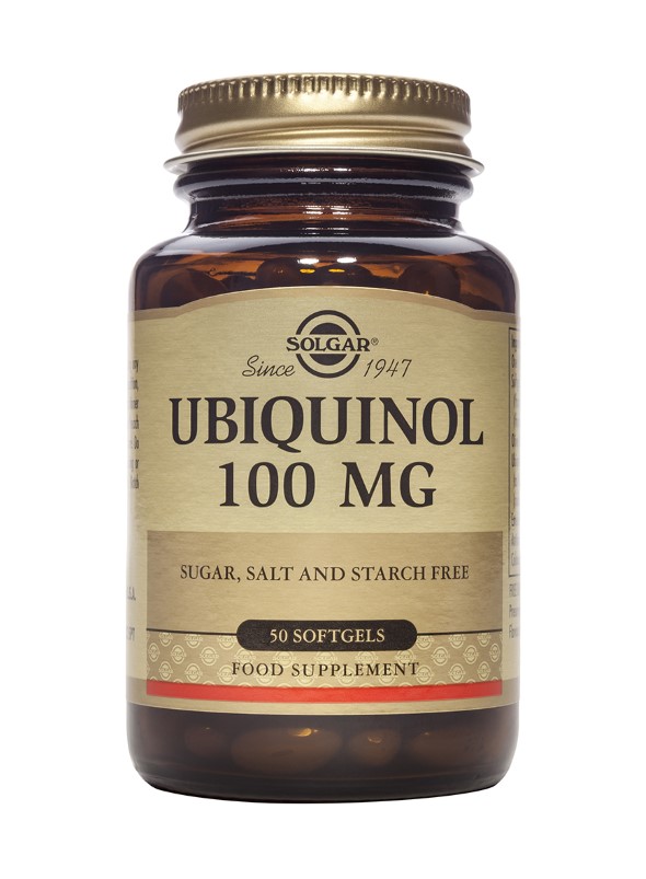 Solgar Ubiquinol 100 Mg Reduced Coq 10 X 50 Softgels