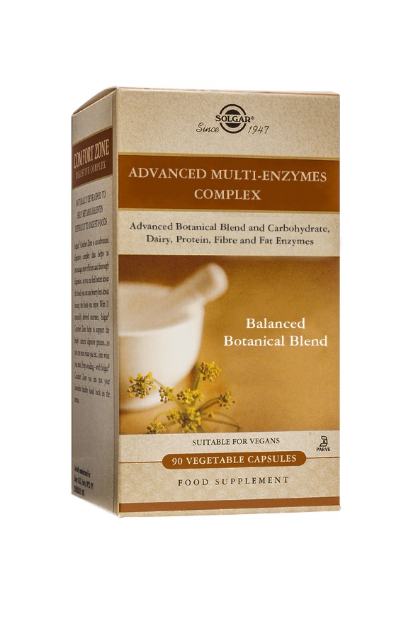 Solgar Advanced Multi Enzymes Complex X 90 Vegetarian Capsules Solgar Advanced Multi Enzymes Complex X 90 Vegetarian Capsules