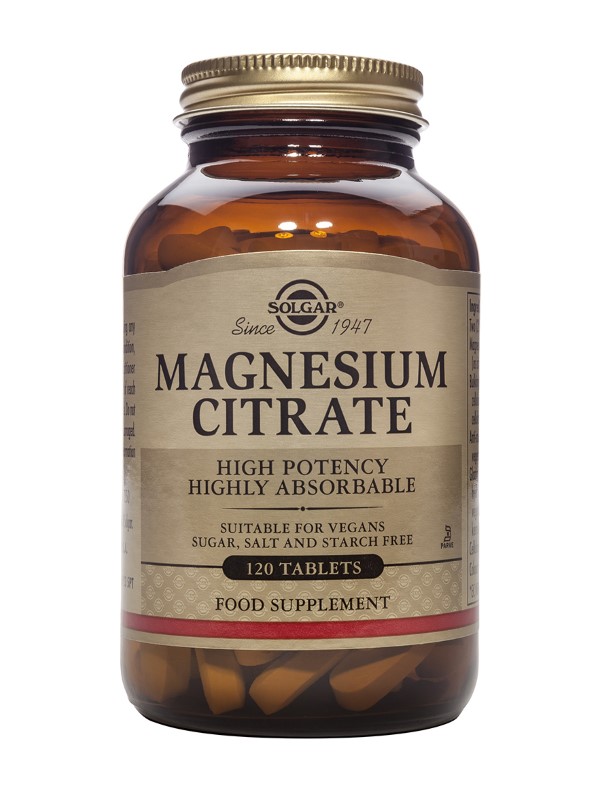 Solgar Magnesium Citrate Tablets X 120 Solgar Magnesium Citrate Tablets X 120