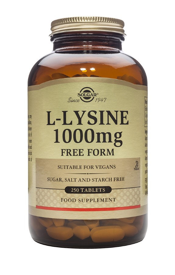 Solgar L Lysine 1000mg X 250 Tablets