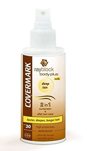 Covermark Rayblock Bodyplus Deep Tan Spf30 Spray 100ml