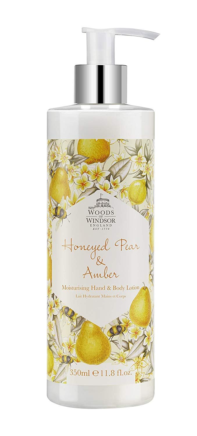 Woods Of Windsor Honeyed Pear And Amber Hand And Body Lotion 350ml