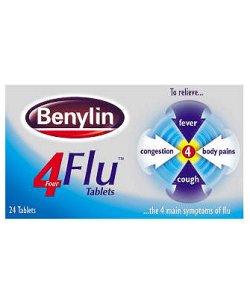 Benylin 4 Flu X 24 Tablets Benylin 4 Flu X 24 Tablets