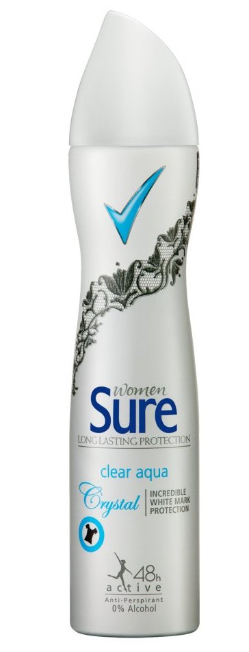 Sure Clear Aqua Deodorant Spray 150ml Sure Clear Aqua Deodorant Spray 150ml