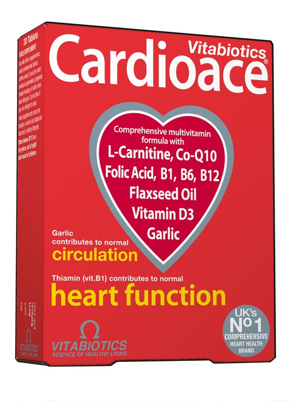 Vitabiotics Cardioace Capsules X 30 Vitabiotics Cardioace Capsules X 30