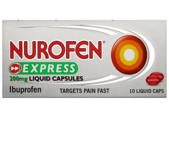 Nurofen 200mg 10 Liquid Capsules Nurofen 200mg 10 Liquid Capsules