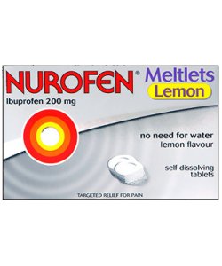 Nurofen Lemon Meltlets 200mg X 12