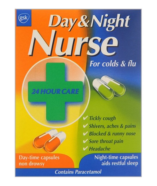 Day And Night Nurse Capsules X 24
