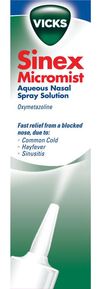 Vicks Sinex Micromist Aquaeous Nasal Spray Solution 15ml