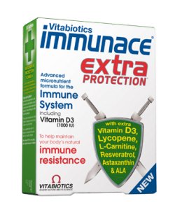 Vitabiotics Immunace Extra Protection X 30 Tablets