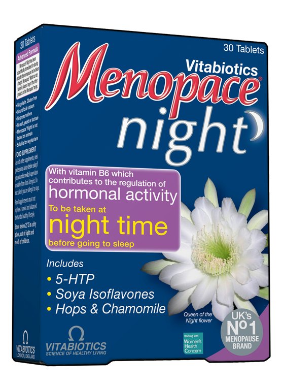 Vitabiotics Menopace Night 30 Tablets