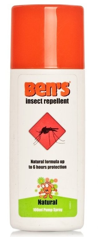 Bens Natural Insect Repellent Spray 100ml Bens Natural Insect Repellent Spray 100ml