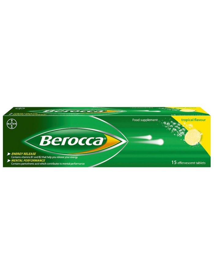 Berocca Effervescent X 15 Tropical Berocca Effervescent X 15 Tropical