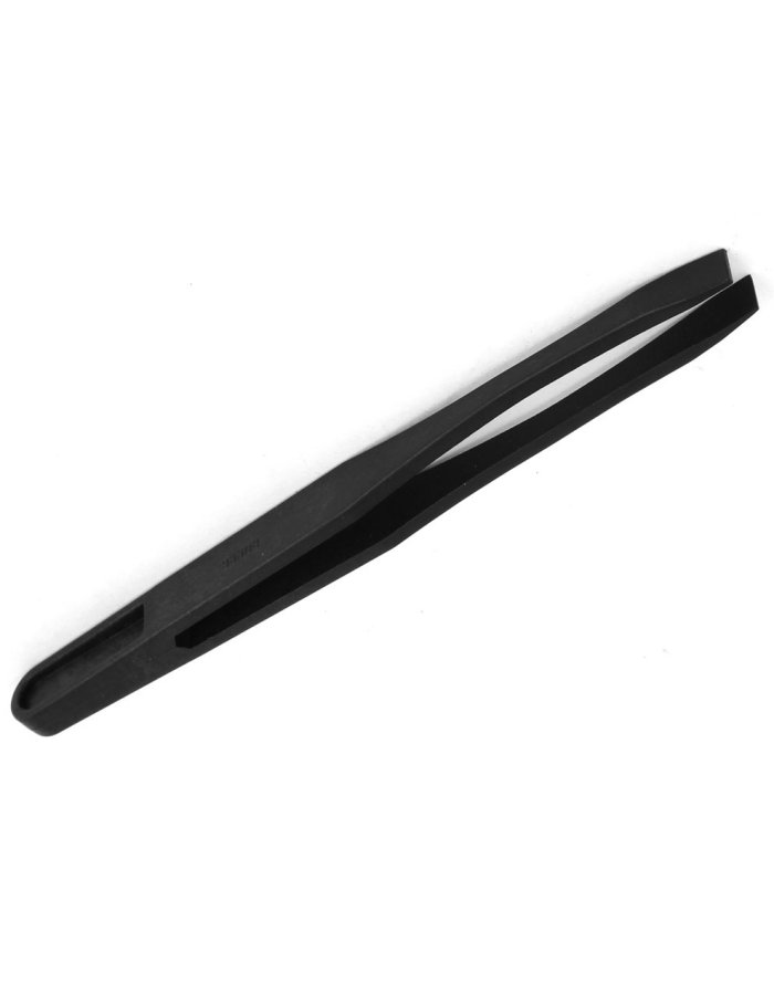 Tweezers Straight Tip Black