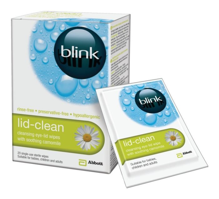 Blink Lid Clean Wipes X 20