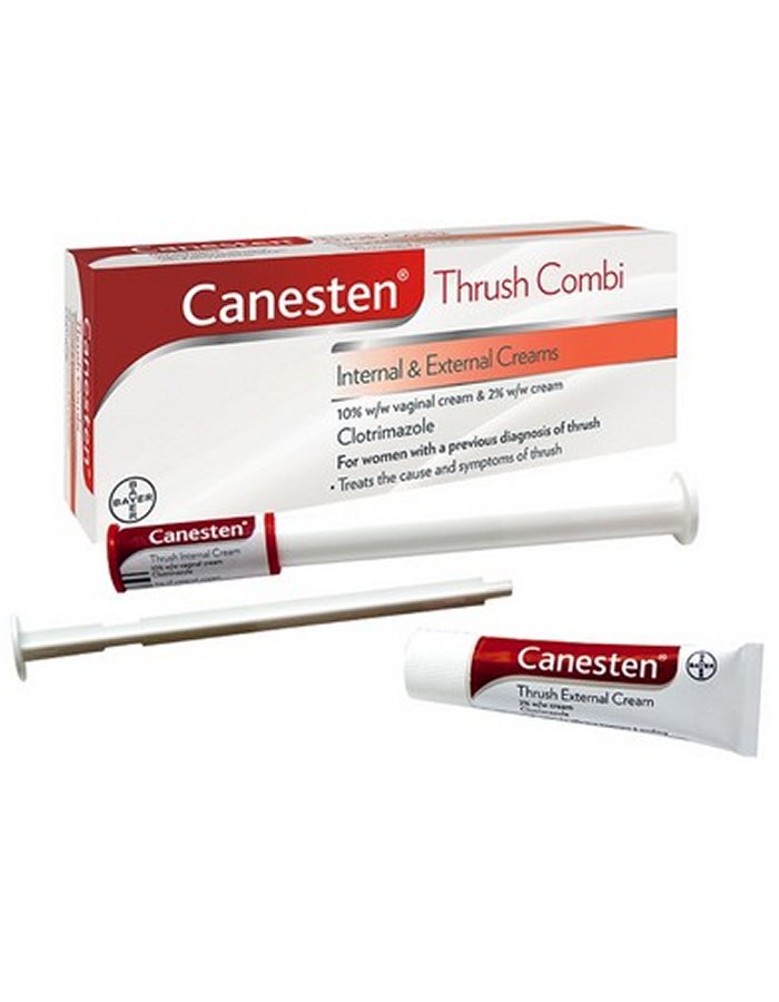 Canesten Thrush Combi Internal And External Cream Pack