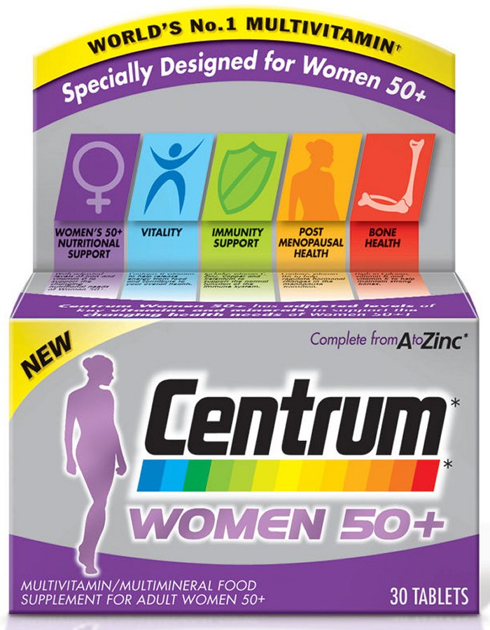 Centrum Women 50 Tablets X 30