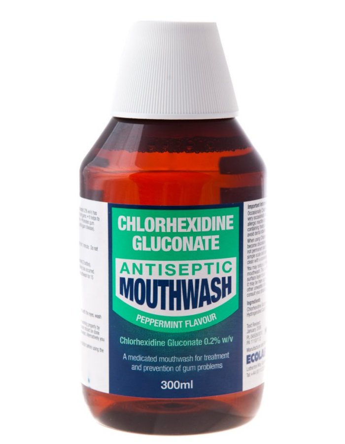 Chlorhexidine Mouthwash 300ml Mint