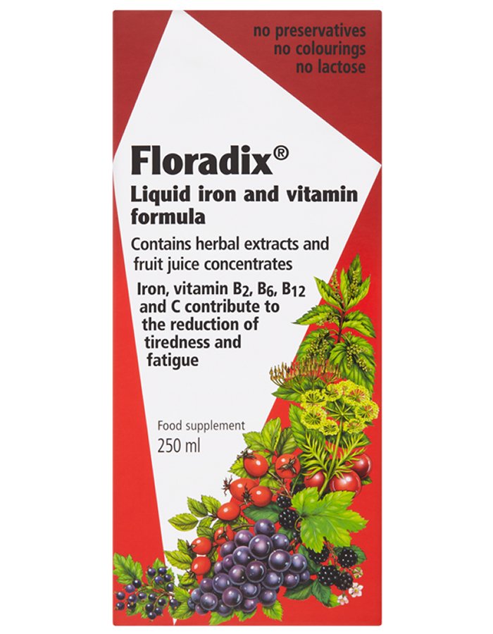 Floradix Liquid Iron And Vitamin Formula 250ml