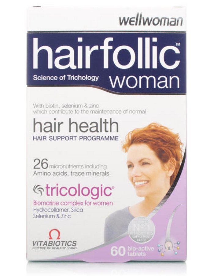 Vitabiotics Wellwoman Hairfollic X 60 Tablets Vitabiotics Wellwoman Hairfollic X 60 Tablets