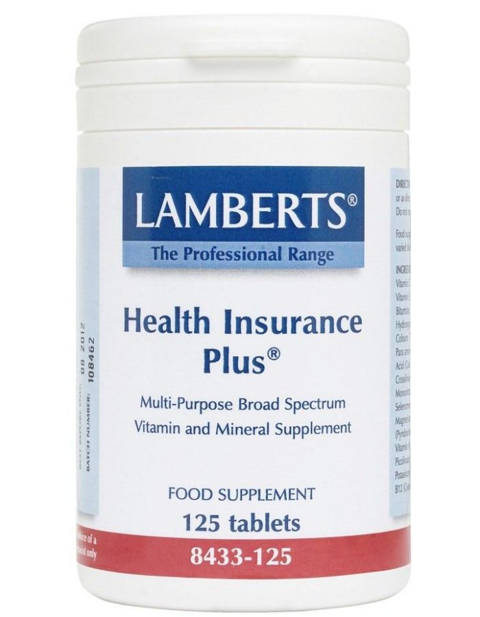 Lamberts Health Insurance Plus X 125 Tablets