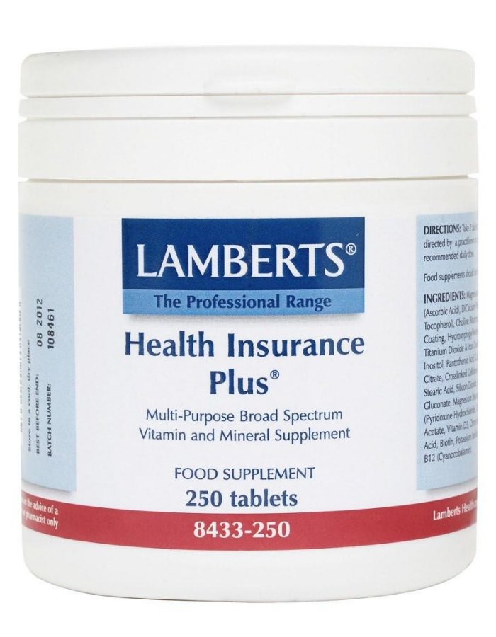 Lamberts Health Insurance Plus X 250 Tablets