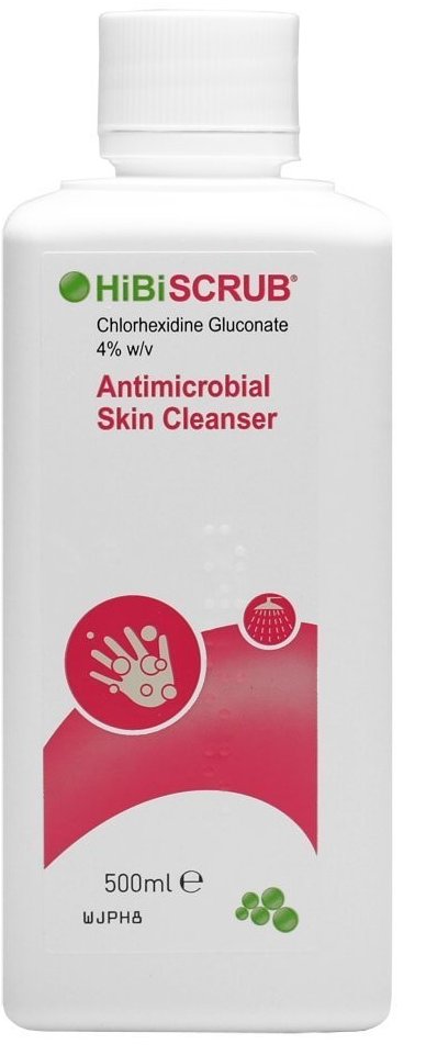 Hibiscrub Antibacterial Skin Cleanser 500ml Hibiscrub Antibacterial Skin Cleanser 500ml
