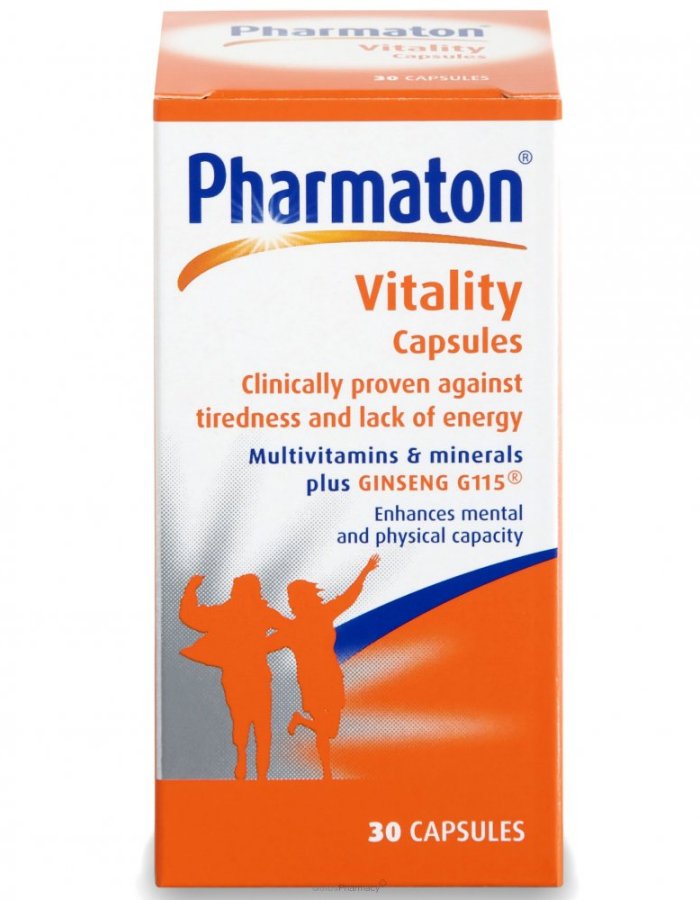 Pharmaton Vitality Capsules X 30