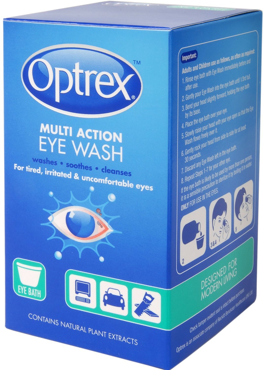 Optrex Eye Wash With Eyebath 100ml