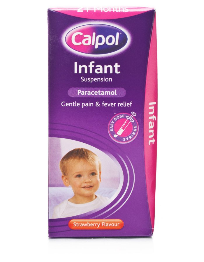Calpol Infant Suspension 200ml Strawberry Flavour Calpol Infant Suspension 200ml Strawberry Flavour