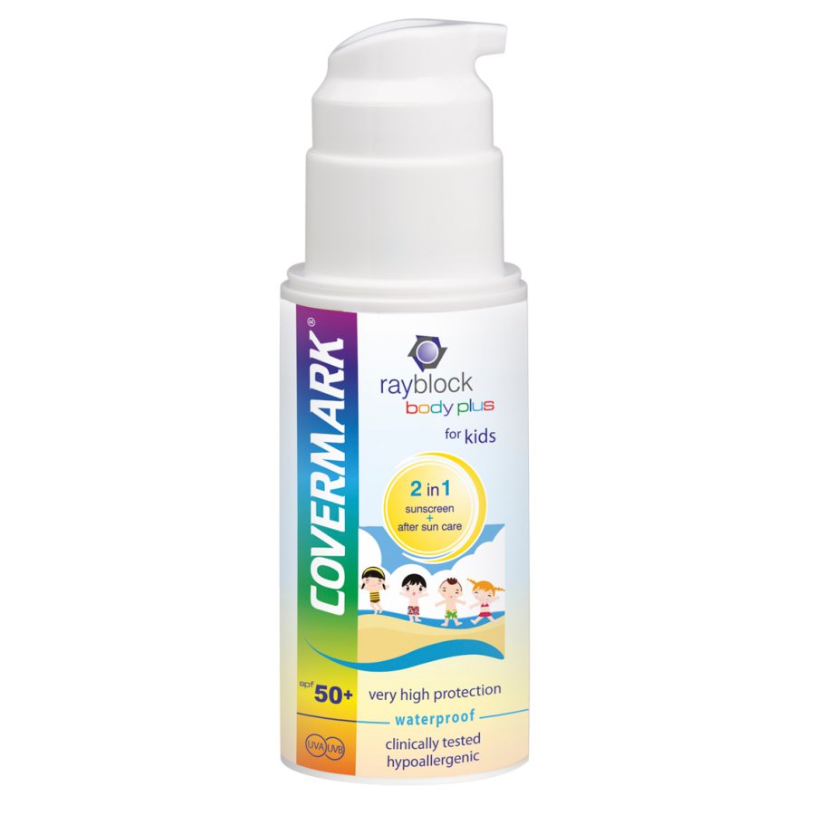 Covermark Rayblock Bodyplus For Kids Spf 50 2 In 1 Sunscreen And After Sun 100ml