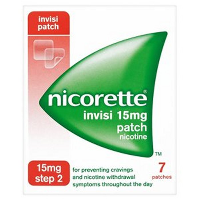 Nicorette Invisi Patches 15mg X 7 Nicorette Invisi Patches 15mg X 7
