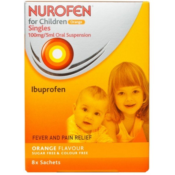 Nurofen For Children Orange X 8 Sachets